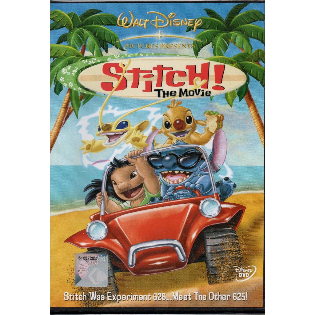 Disney Cartoon DVD Stitch The Movie 2003 Shopee Malaysia