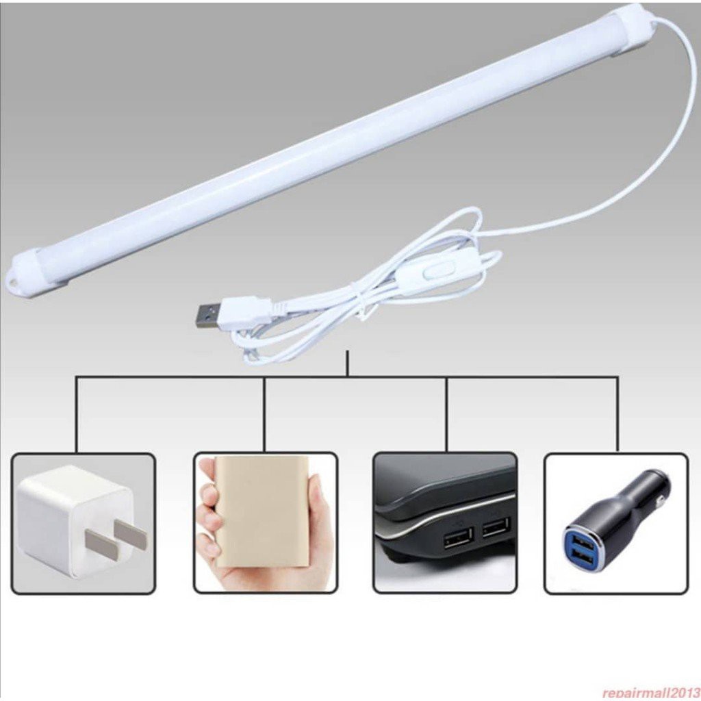 Usb Led Light Bar Strip Hard Tube Portable Dc V Emergency Fishing