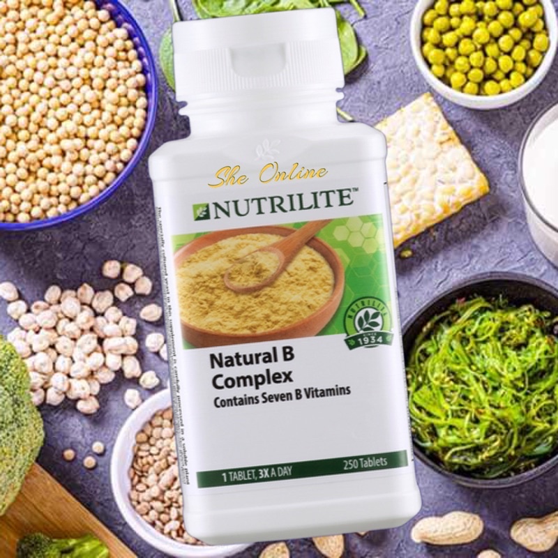 Amway NUTRILITE Natural B Complex (250 Tablets) Latest Batch | Shopee ...