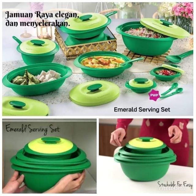 💥💥💥EMERALD SERVING SET 💥💥💥 + FREE GIFT 💖 Shopee Malaysia