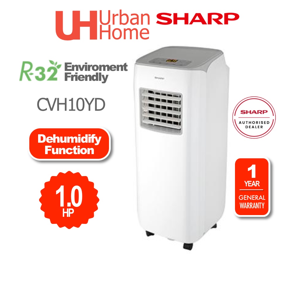 Sharp/Midea Portable Air Conditioner AirCond Penghawa Dingin (1.0HP ...