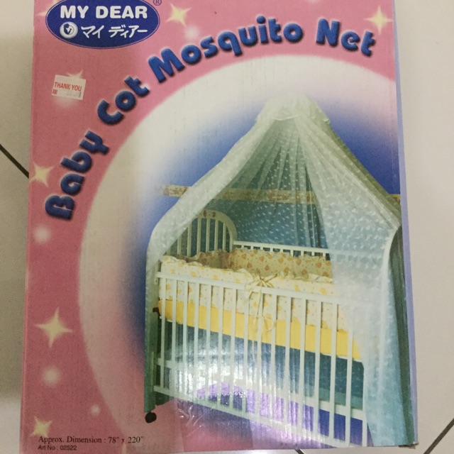 My Dear baby cot mosquito Net (preloved) Shopee Malaysia