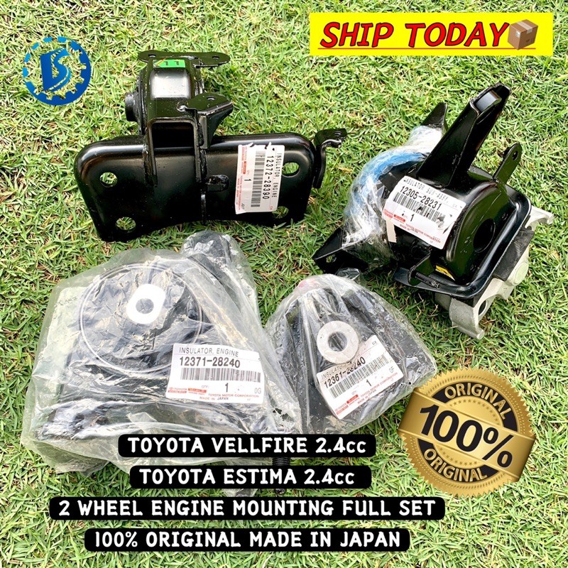 100%ORIGINAL JAPAN TOYOTA VELLFIRE 2.4cc TOYOTA ESTIMA 2.4cc 2 wheel ...