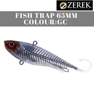 Zerek - Fish Trap ~ 65mm, 10g, Soft Plastic Vibration Vibe Fishing Lure