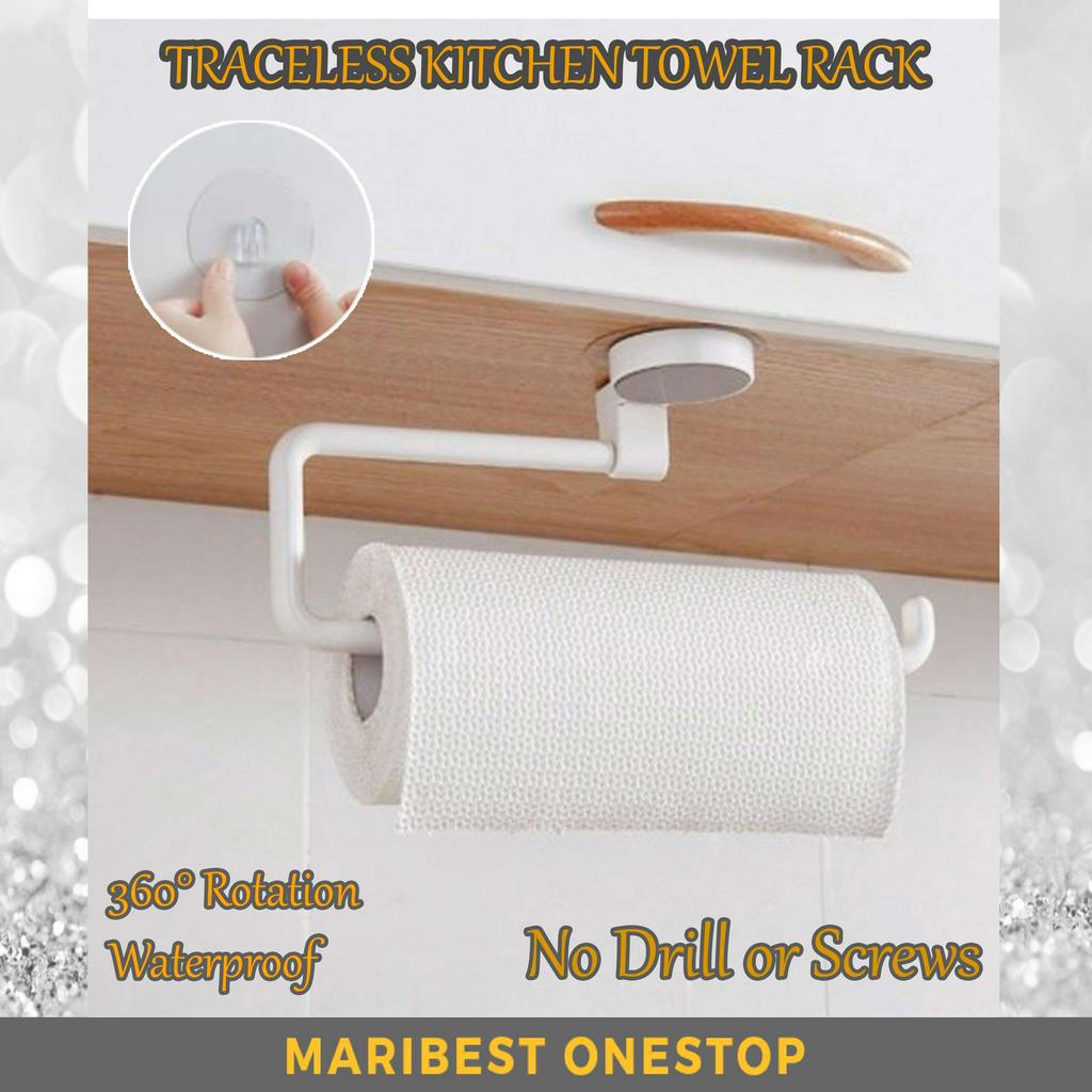 No Drilling & Screws Suction Cup Paper Towel Holder - STORA