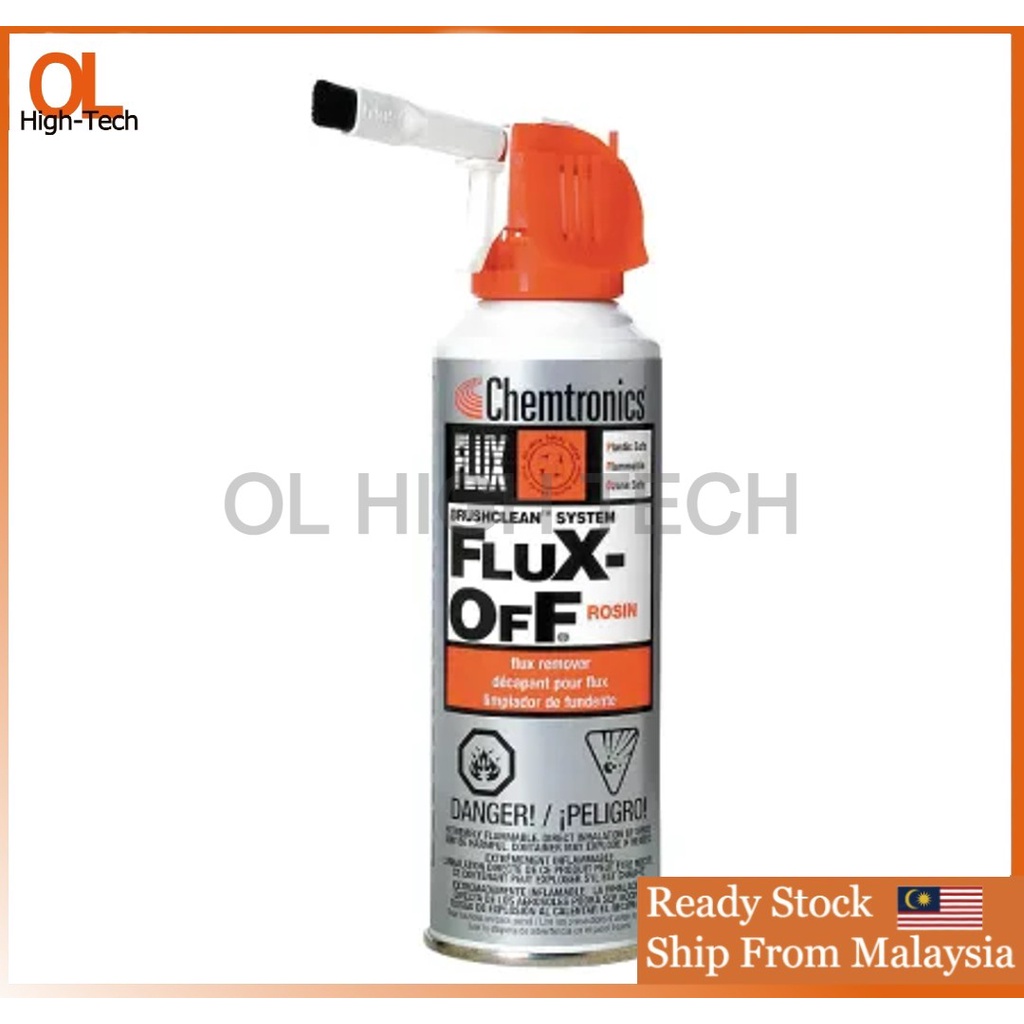 OLhightech Chemtronics FluxOff Rosin Flux Remover ES835B / Brush Clean System Shopee Malaysia
