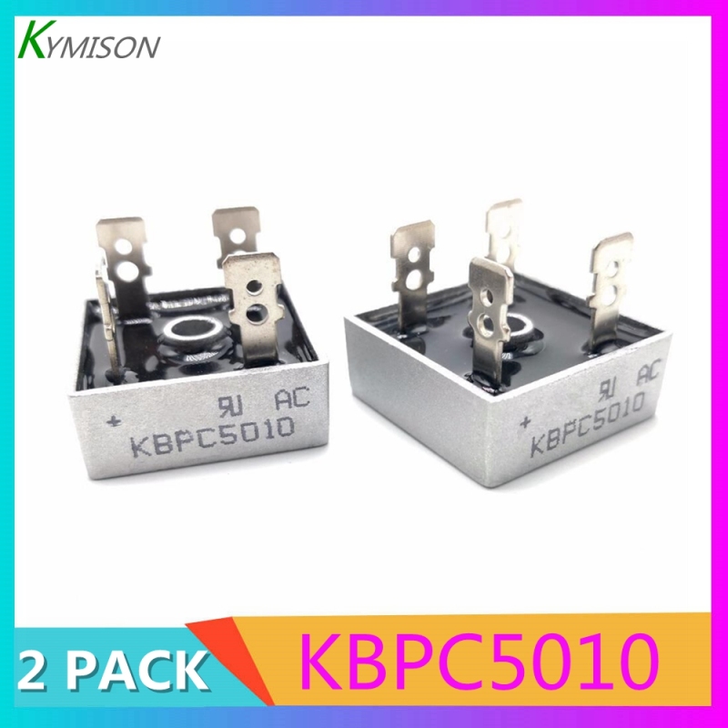 2pcs KBPC5010 50A 1000V Diode Bridge Rectifier KBPC 5010 For Rectifier ...