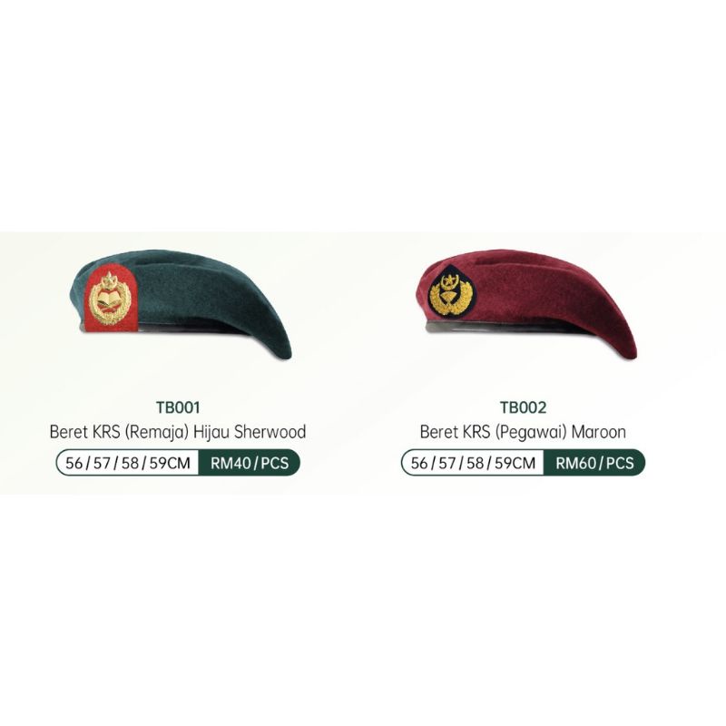 Beret Kadet Remaja Sekolah (KRS) | Shopee Malaysia