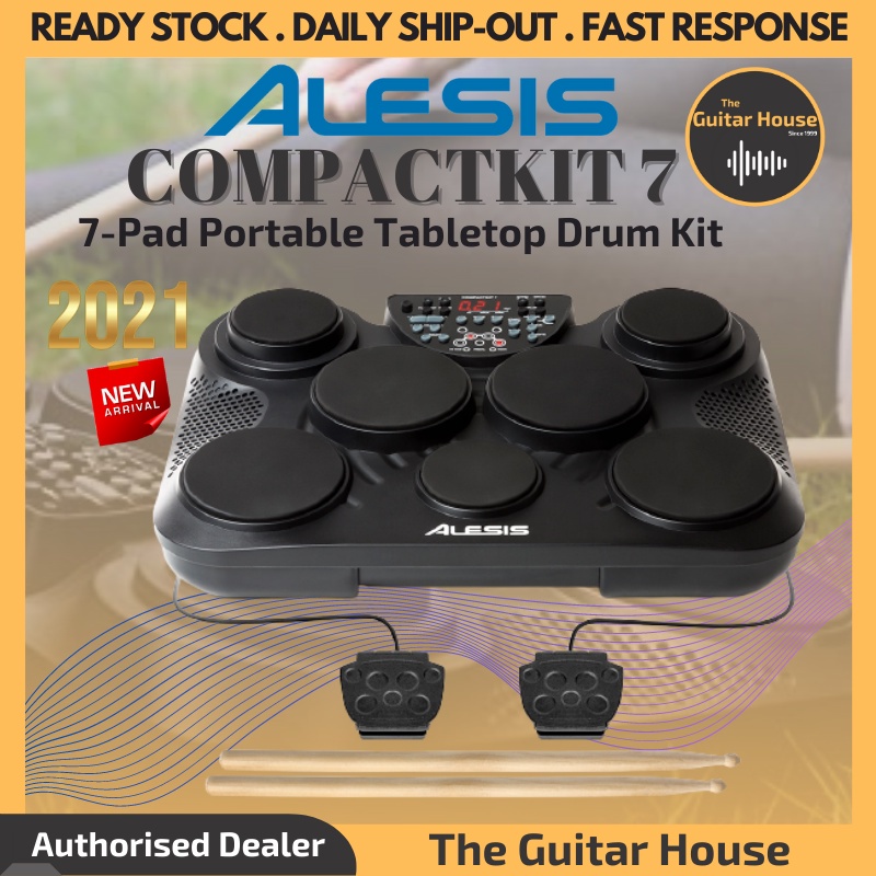 Alesis Compact Kit 7 Portable Tabletop Drum Kit Shopee Malaysia