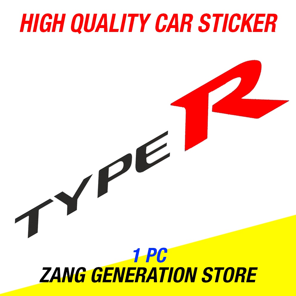 NON REFLECTIVE STICKER CAR FOR HONDA CIVIC ACCORD CITY TYPE R | Shopee ...