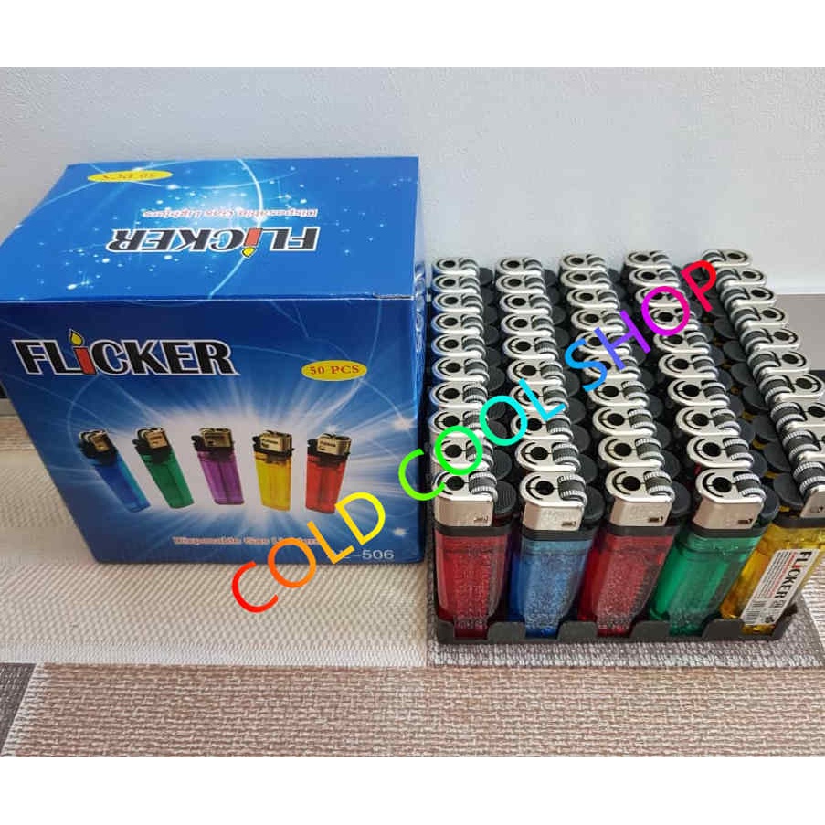 Flicker Lighter 【Bulk】 一次性打火机 🔥Ready Stock🔥 PRICE 1 BOX 50PCS | Shopee ...