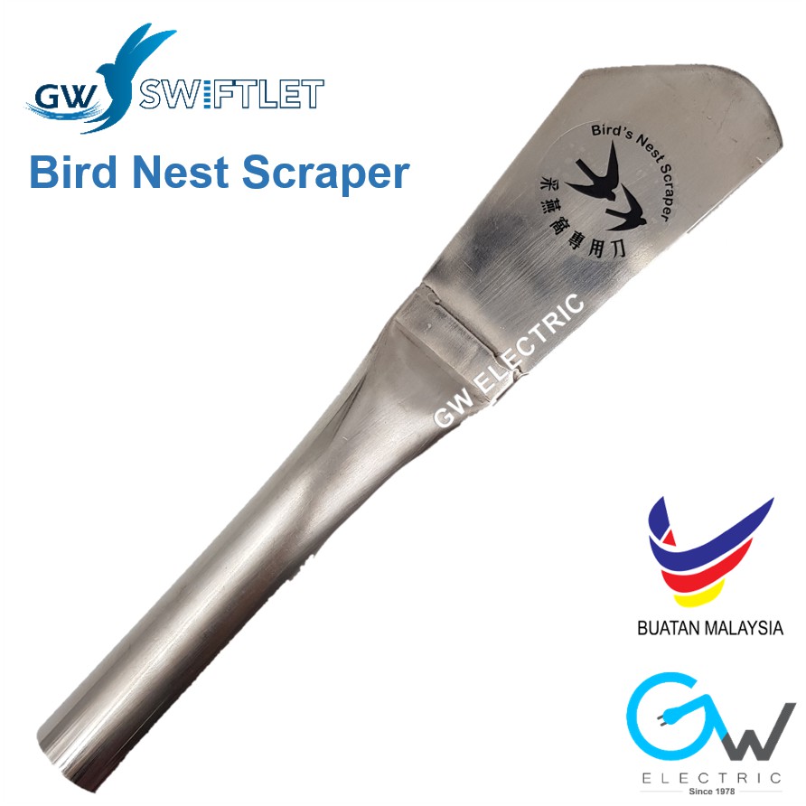 Heavy Duty Stainless Steel Scraper For Bird Nest Harvesting Swiftlet