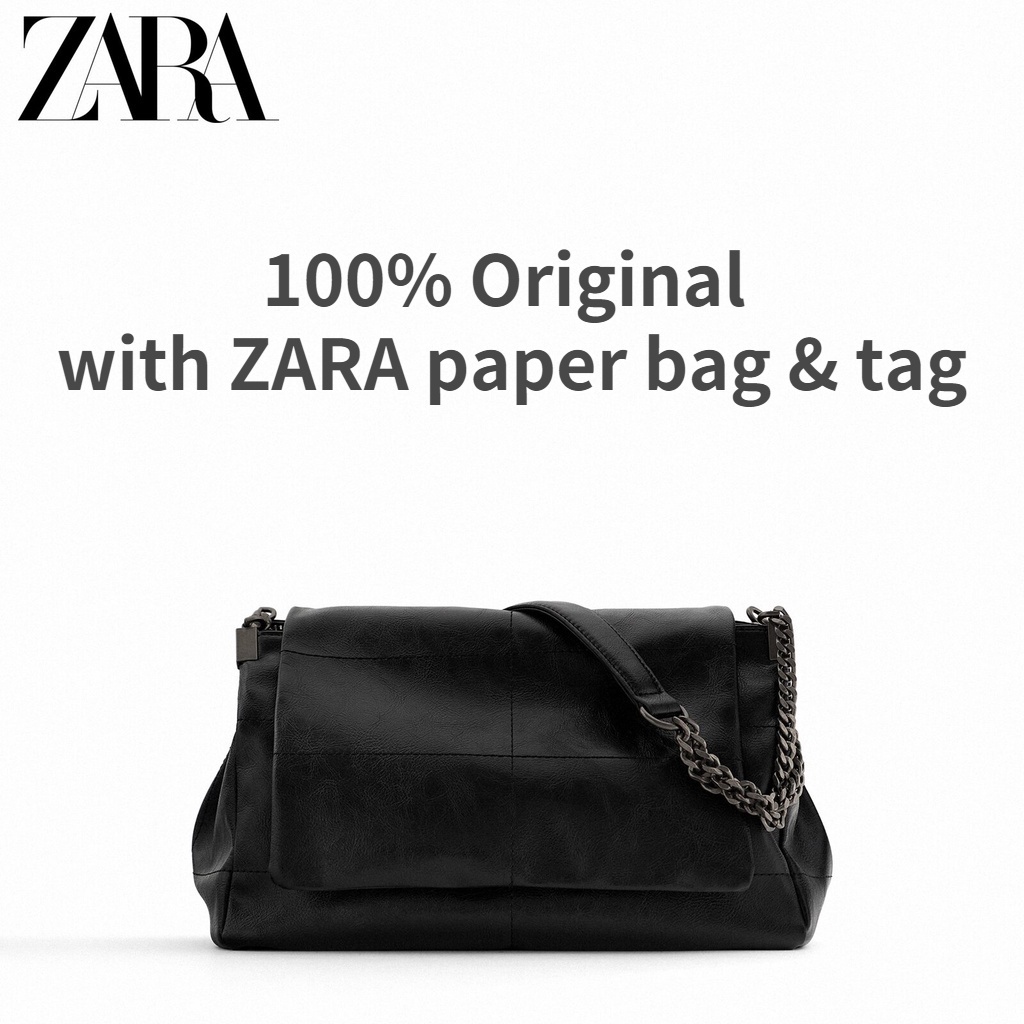 ZARA Original ladies bag single shoulder bag large capacity messenger