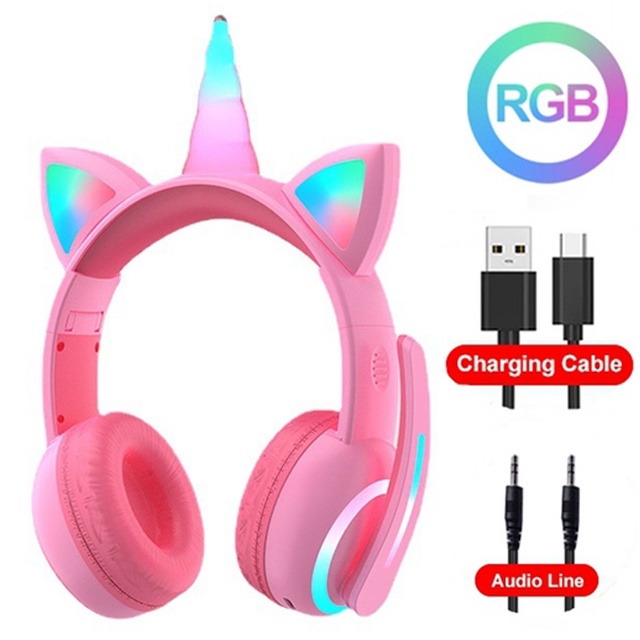 Pink Unicorn Headphones Amazon India Esonstyle Unicorn Kids