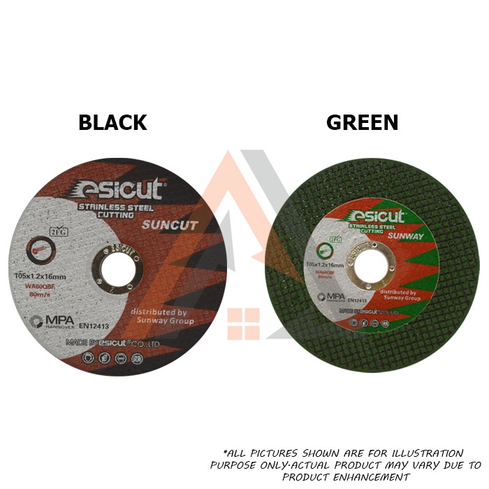 ESICUT 4" Cutting Disc Wheel For Metal Stainless Steel Mata Potong Besi