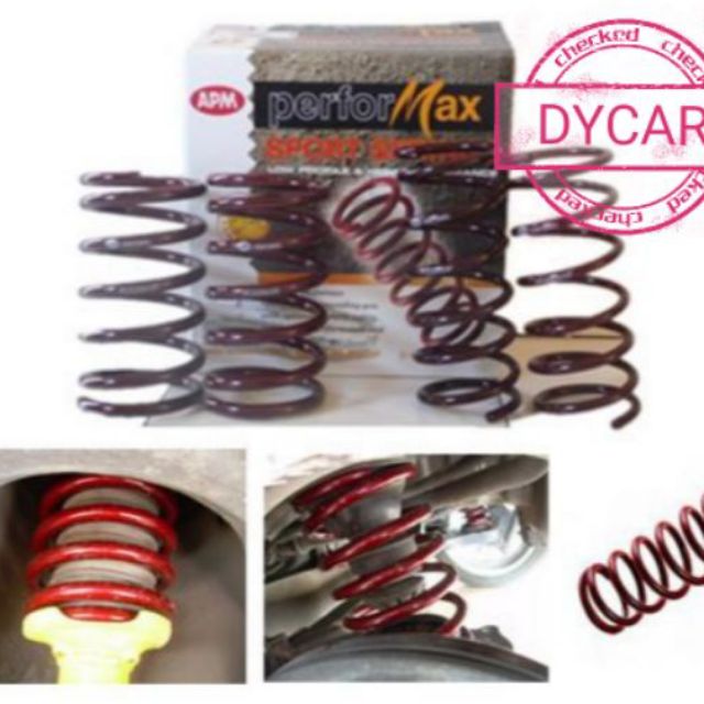 PROTON SAGA VVT 2016Y APM PERFORMANCE SPORT COIL SPRING SET | Shopee ...