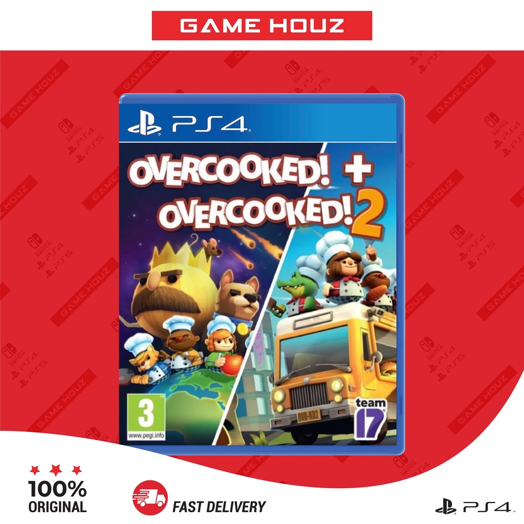 (PS4) Overcooked! + Overcooked 2 - NEW/USED | Shopee Malaysia