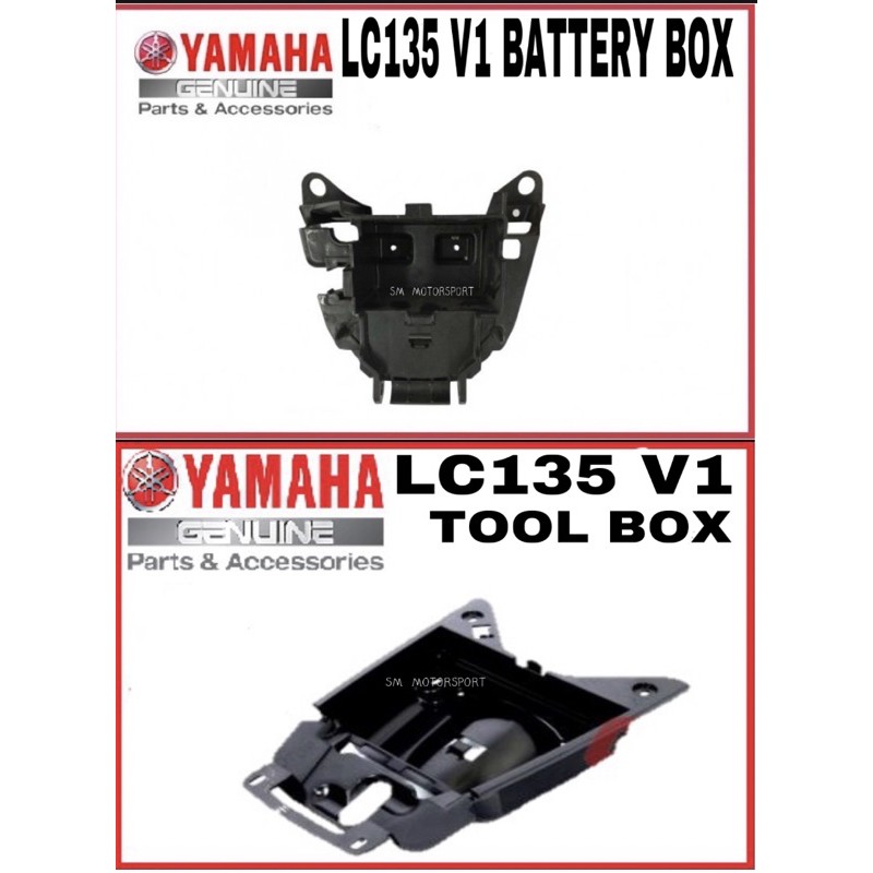 LC135 V1 BATTERY BOX & TOOL BOX INNER YAHAMA 100% ORIGINAL HLY | Shopee ...