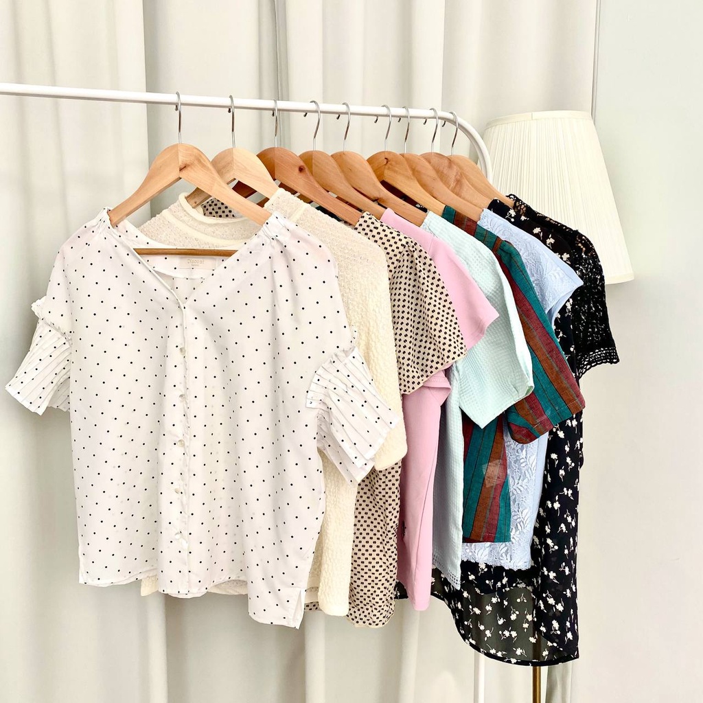 10kg Short Sleeve Mini Bale/Tokol Ladies Blouse JAPAN | Shopee Malaysia