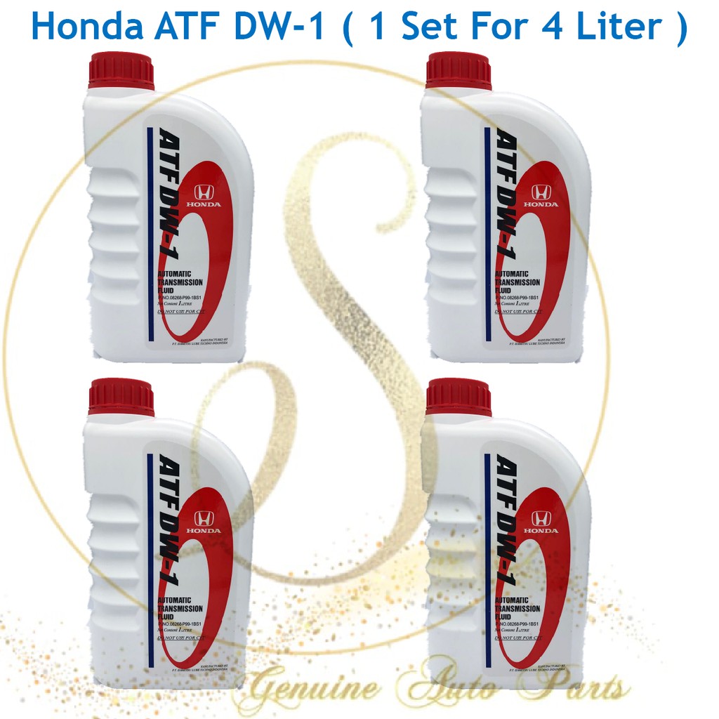 (100% Original ) 1 Set For 4 Liter Honda ATF DW1 DW-1 DW 1 Automatic ...