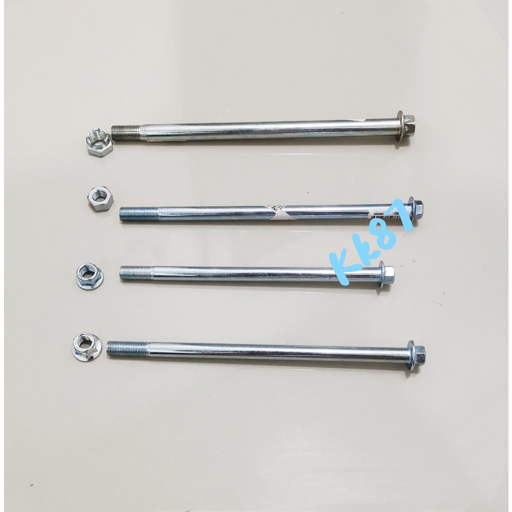 FRONT / REAR WHEEL SHAFT Y100 Y110 SS TWO SRL LC135 Y125Z EX5 RG SPORT ...