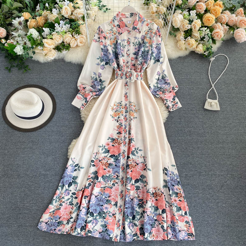 editorial long dress Sheer-Back Long Jersey Prom Dress with Corset Periwinkle / 12 main image 0