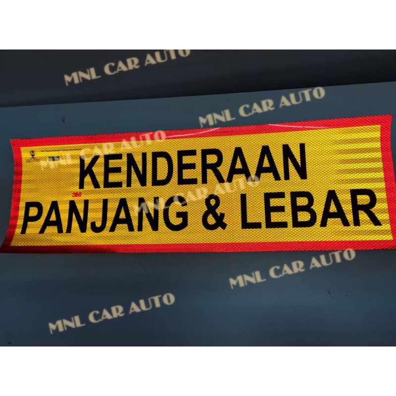 3M ORIGINAL LORRY REFLECTIVE KENDERAAN PANJANG & LEBAR | Shopee Malaysia