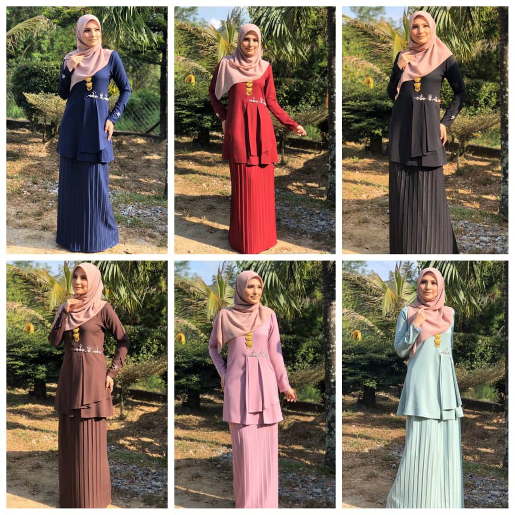 Baju Kurung Moden Manik ROSE FARAH | Shopee Malaysia