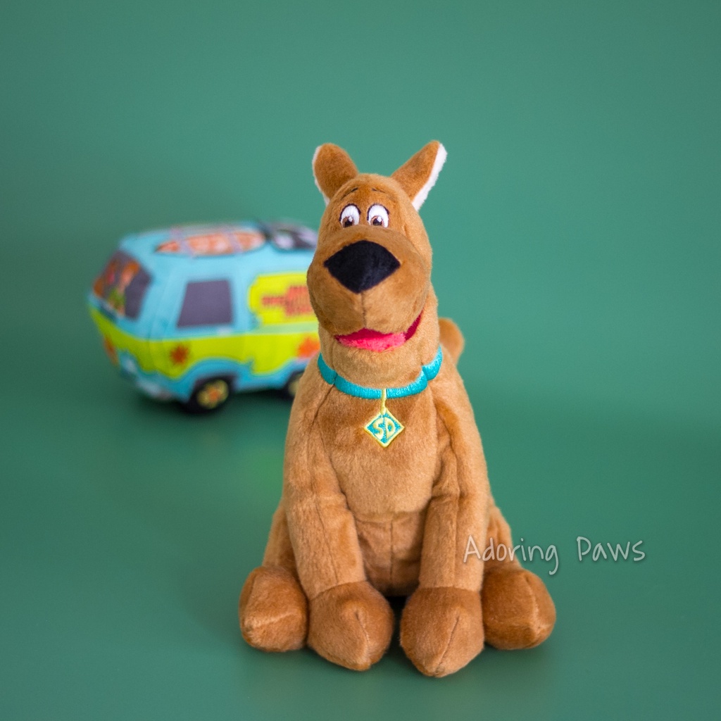 Squeaky BARK Scooby Doo Groovy Grub Sandwich Burger Plush Pet Dog Puppy Cat Soft Tug Toy with