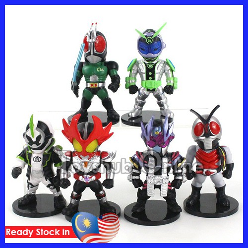 TOYSHUB 6pcs Masked Rider Kamen Rider Zi-O Kamen Rider Woz Kamen Rider ...