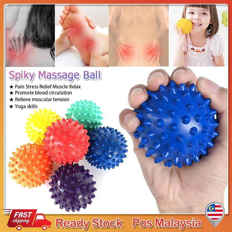 Spiky Massage Ball Trigger Point Sport Fitness Hand Foot Pain