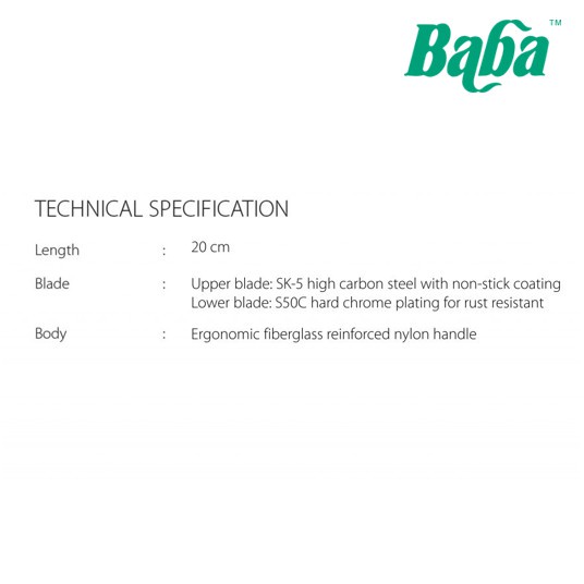 Baba GP-1005 (1) Basic Bypass Pruner - For Plant Pruning and Cutting ...