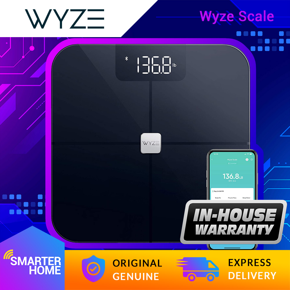 Wyze Scale, Bluetooth Body Fat Scale and Body Weight Composition BMI Smart Scale