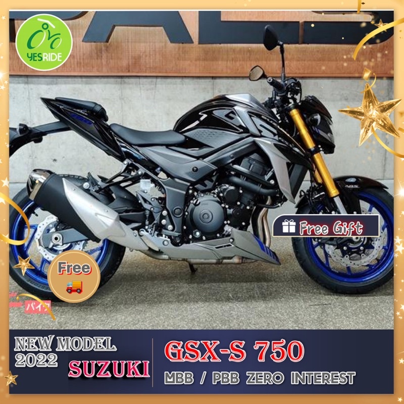 SUZUKI GSX S750 (GSX-S750ZA) model 2022 Shopee Malaysia