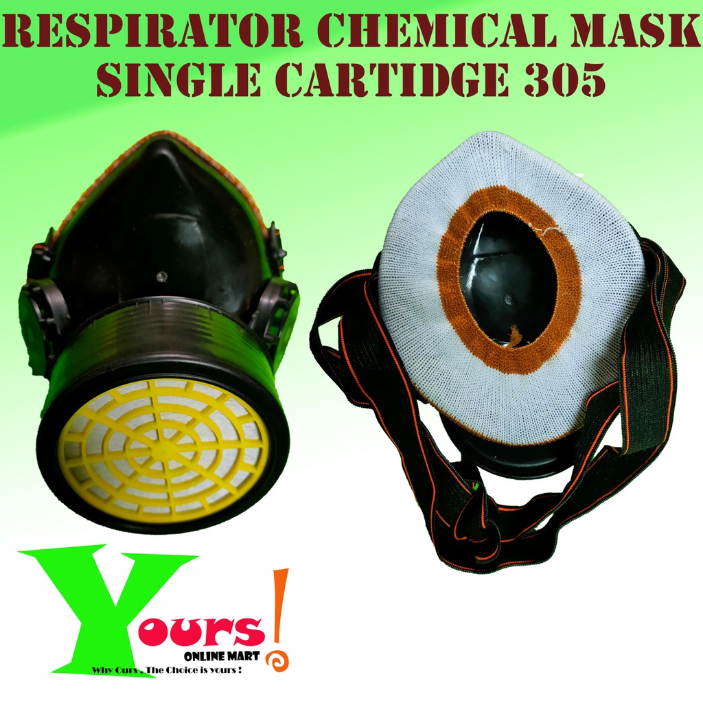 305/306 RESPIRATOR CHEMICAL MASK \ TOPENG RESPIRASI KIMIA | Shopee Malaysia