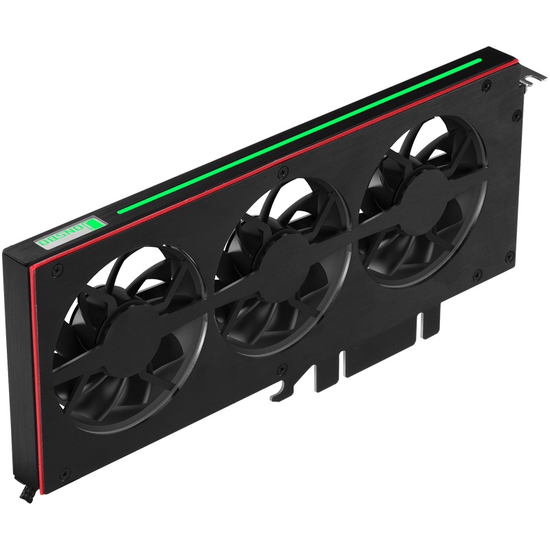 JONSBO VF-1 Graphics Card Radiator 80mm Fan * 3 Direct Blowing Wind Top ...