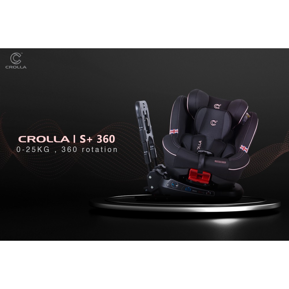 Crolla S 360 ISOFIX Rose Gold Gold Edition Shopee Malaysia