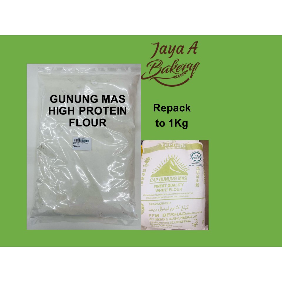Gunung Mas HIGH PROTEIN Flour Tepung Roti High Protein [Bread Flour