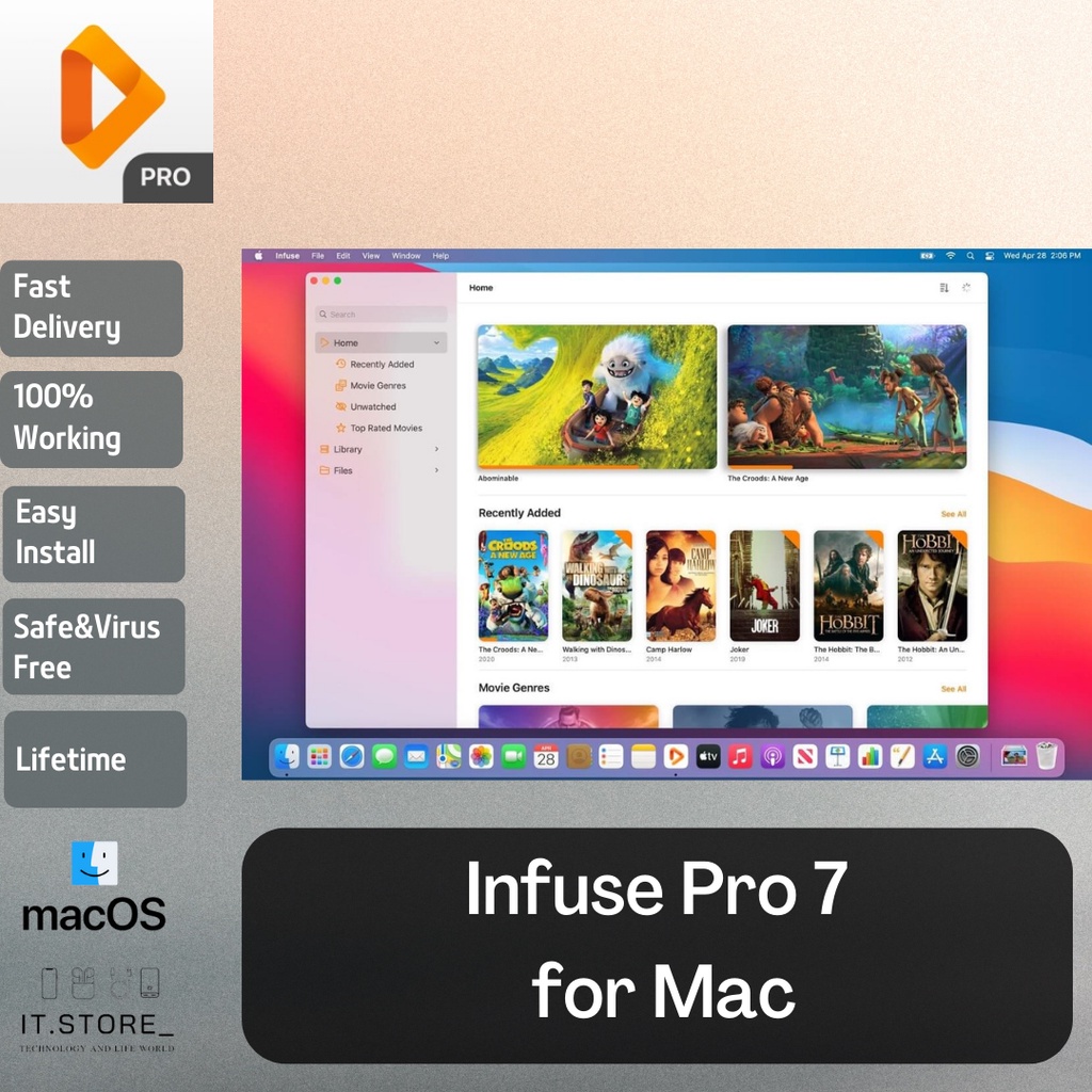 Infuse Pro 7 Lifetime for Intel and M1 Chip Apple Silicone MacOs