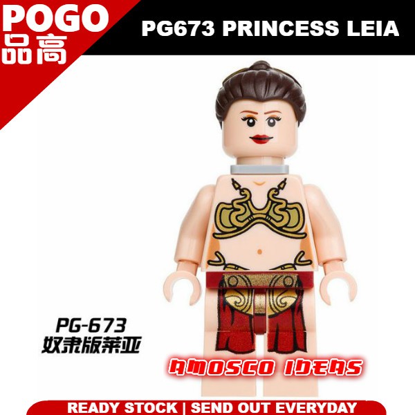 PG673 PRINCESS LEIA SLAVE BIKINI MINIFIGURE IN STAR WARS Shopee