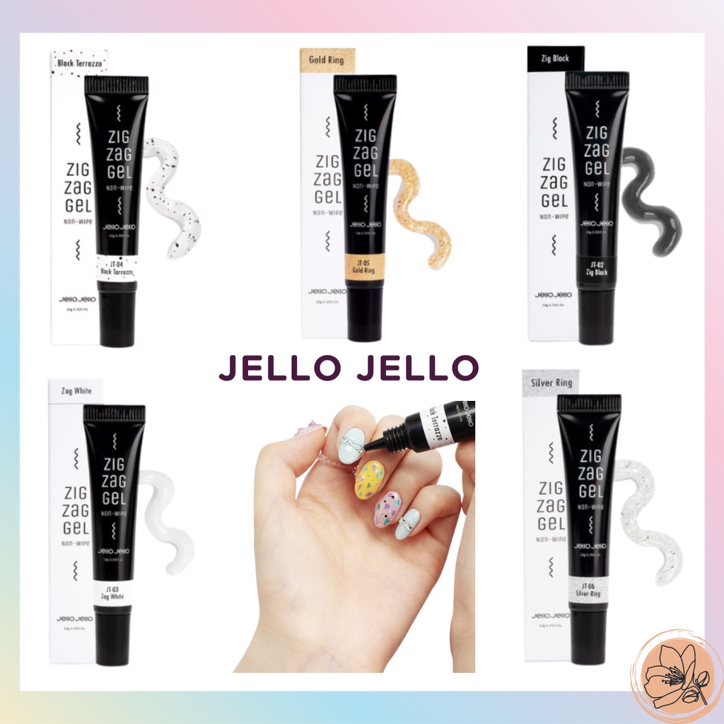 JELLO JELLO x Zigzag Tube Gel Nail Series Shopee Malaysia