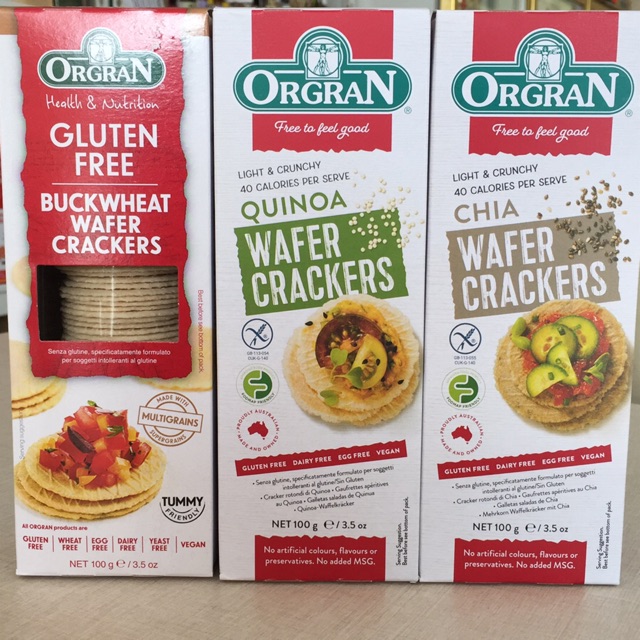 ORGRAN Gluten Free Wafer Crackers 100g Shopee Malaysia
