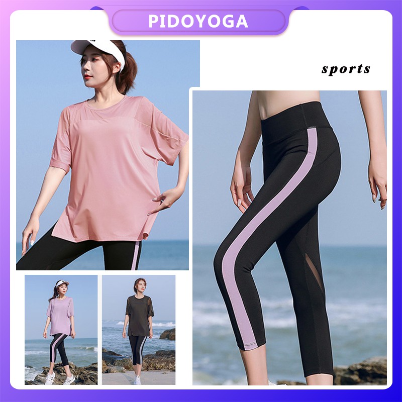 Yoga Clothing Sports Suit Women Running Quick-Drying Plus Size Fashion Fitness Clothing