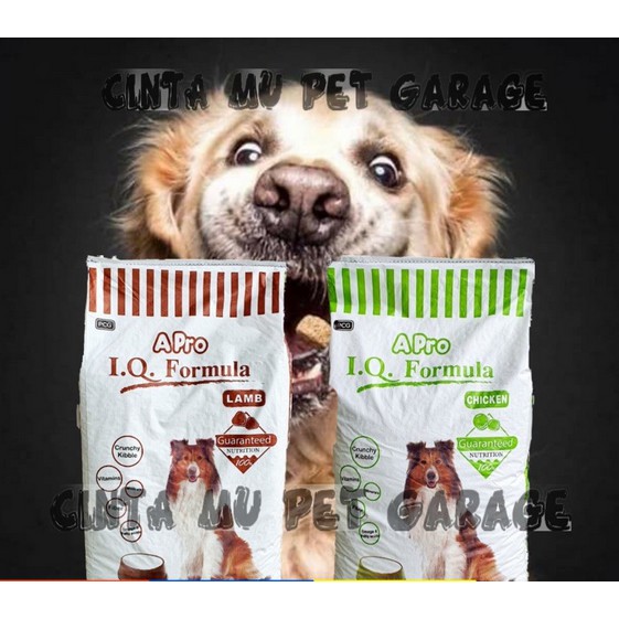 Apro IQ Formula dog food 20kg dog food makanan anjing