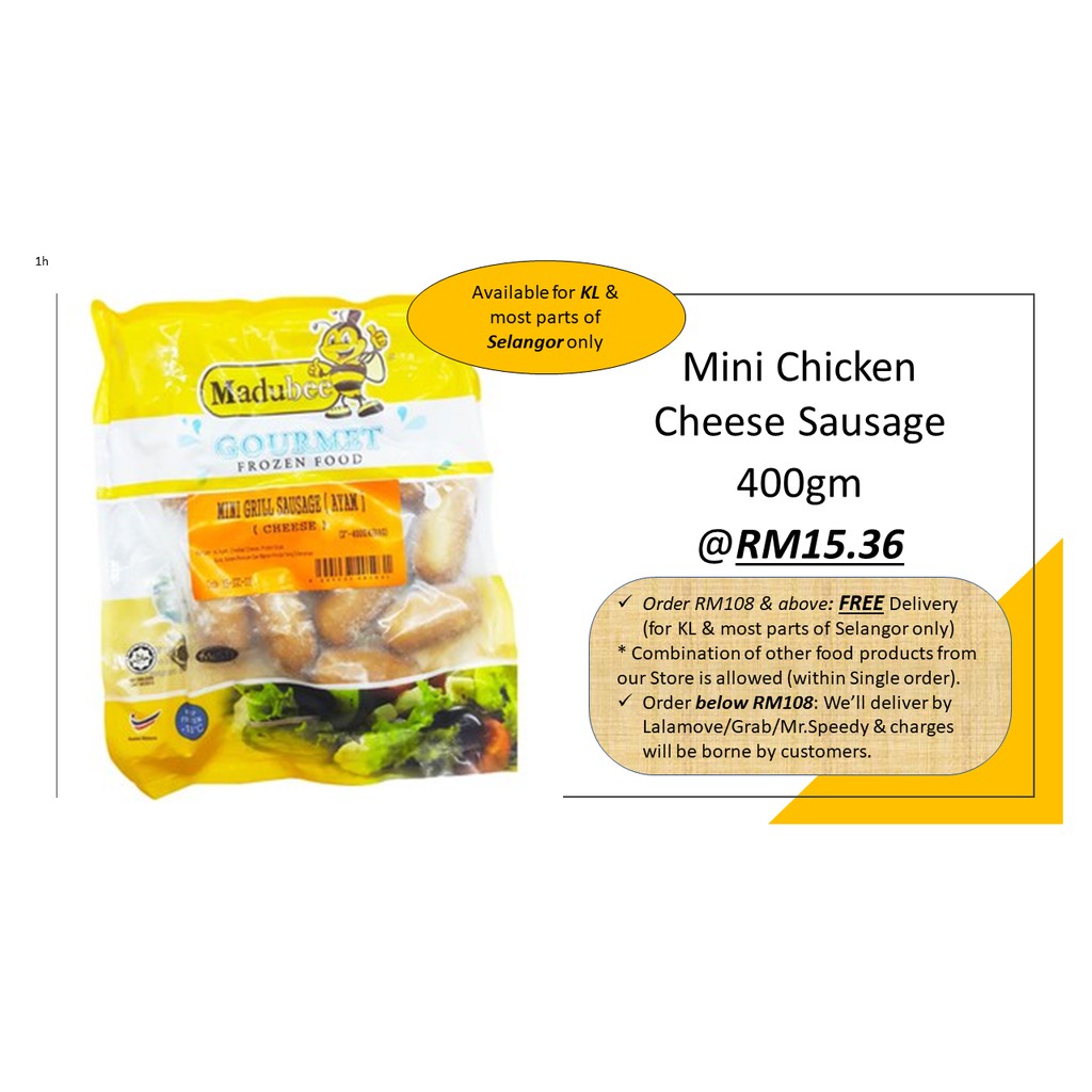 Mini Chicken Cheese Sausage (400GM) | Shopee Malaysia