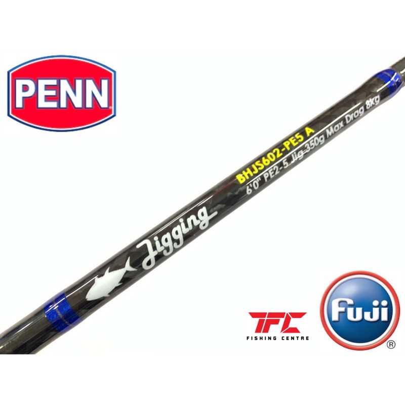 PENN Black Hawk Jigging Spinning Rod Blackhawk Fast Jig Slow