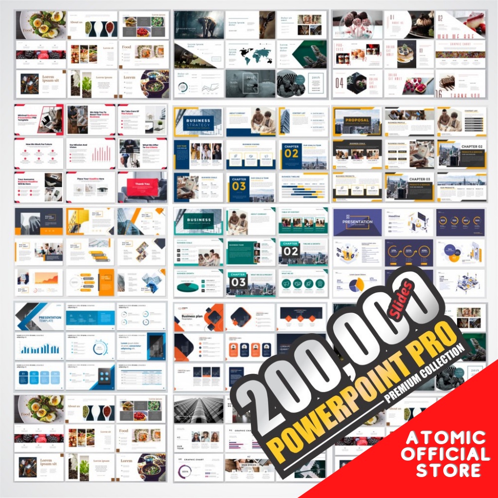 🔥PROMO🔥 200,000 PowerPoint Pro Presentation Slide Templates Premium ...