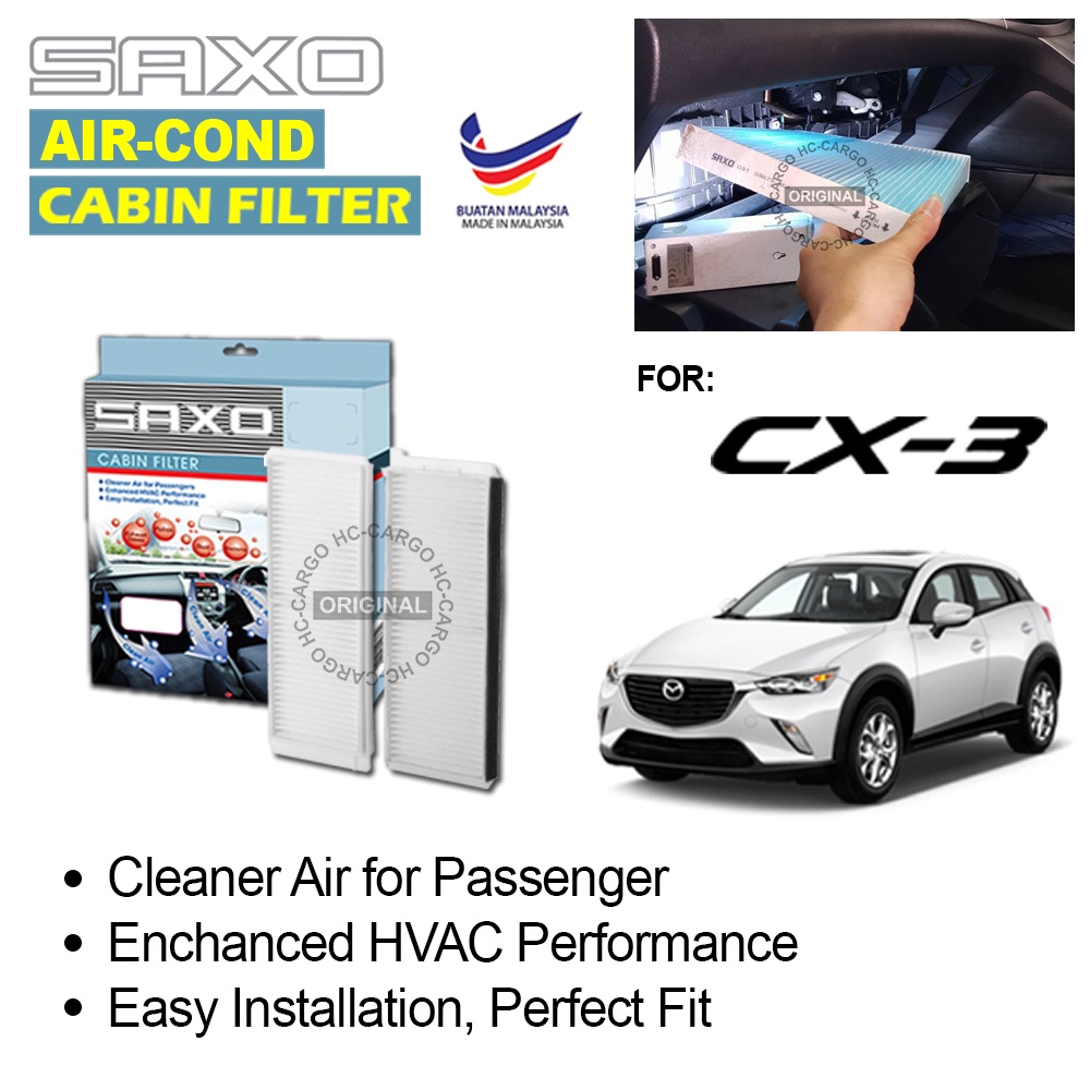 SAXO Mazda CX3 AIRCOND Cabin Filter / CAR AIR CONDITIONER FILTER