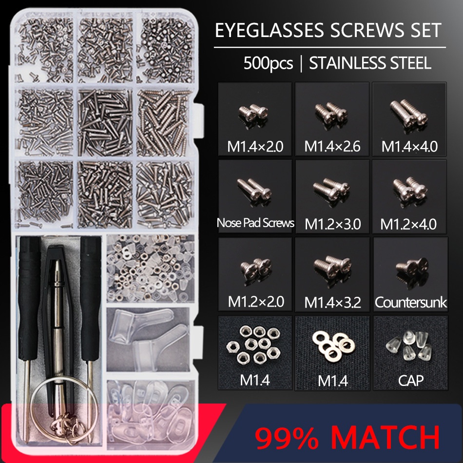 Eyeglasses screws and nuts online