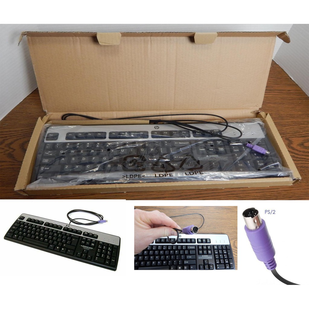 Original New HP 434820-B31 SK-2880 PS/2 PS2 PS 2 keyboard Standard ...